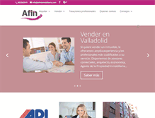 Tablet Screenshot of afininmobiliaria.com